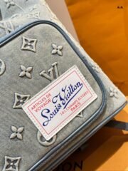 ⁦Louis Vuitton Denim Backpack Bag⁩ - الصورة ⁦6⁩