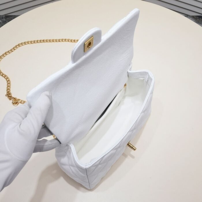 Chanel 23P Heart-Shaped Sardware Shoulder Bag Handbag - Image 7