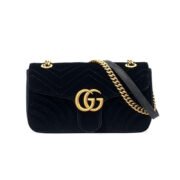 Gucci GG Marmont Velvet Mini Shoulder Bag
