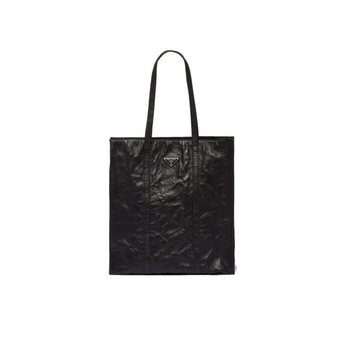 Prada Small Antique Nappa Leather Tote Bag Handbag - Image 1