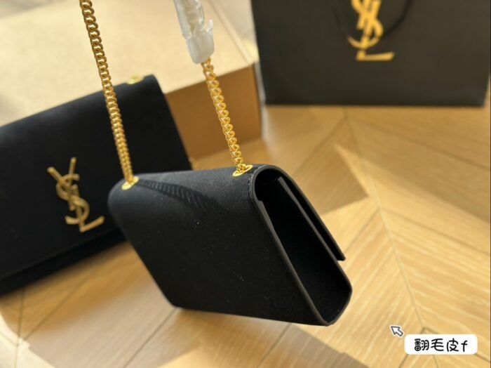 ⁦YSL Saint Laurent KATE CHAIN AND TASSEL BAG IN TEXTURED Bag Shoulder Bag Handbag⁩ - الصورة ⁦2⁩