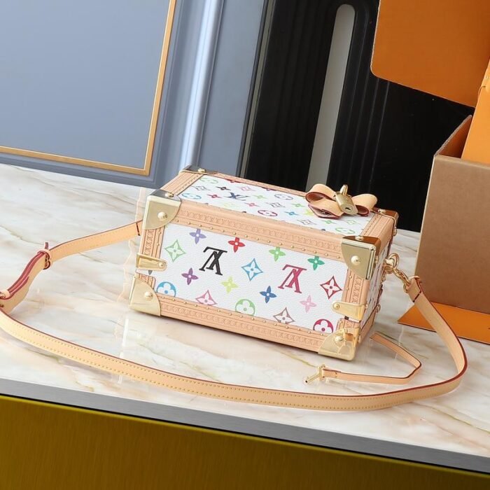 ⁦Louis Vuitton LV Takashi Murakami Petite Valise Shoulder Crossbody Handbag M13125⁩ - الصورة ⁦6⁩