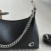 Coach JULIET 27 Chain Embellished Crossbody Shoulder Bag Tote Bag - Image 10