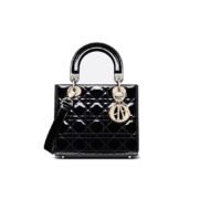Dior Small Lady Bag - Lacquered Calfskin