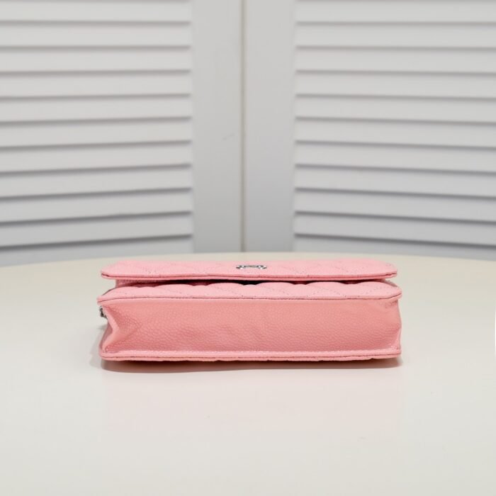 Chanel Woc Caviar Classic Silver Hardware Shoulder Bag Handbag - Image 4