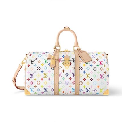 Louis Vuitton LV x TM KEEPALL BANDOULIÈRE 45 Travel Bag (Replica)