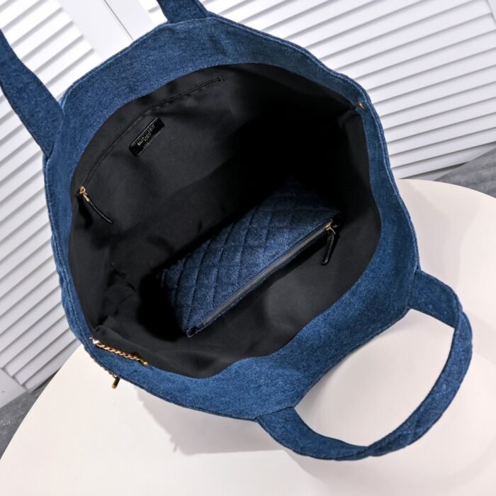 ⁦Saint Laurent YSL Icar Maxi Shopping Bag In Quilted  Shoulder Bag Handbag⁩ - الصورة ⁦8⁩