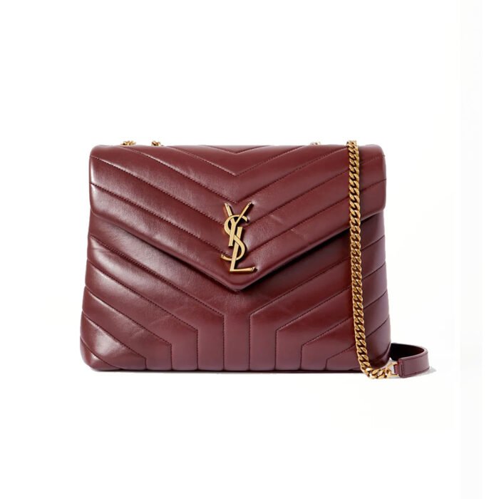 SAINT LAURENT YSL LouLou Medium 32- Quilted Leather Shoulder Bag - Image 6