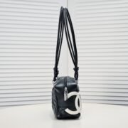 ⁦Chanel Ligne Cambon Bowling Bag Large Shoulder Bag Handbag⁩ - الصورة ⁦2⁩
