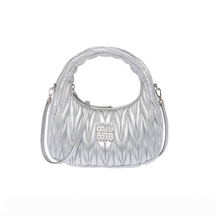 Miumiu Wander matelassé hobo Shoulder bag Mini&Small Handbag - Image 2