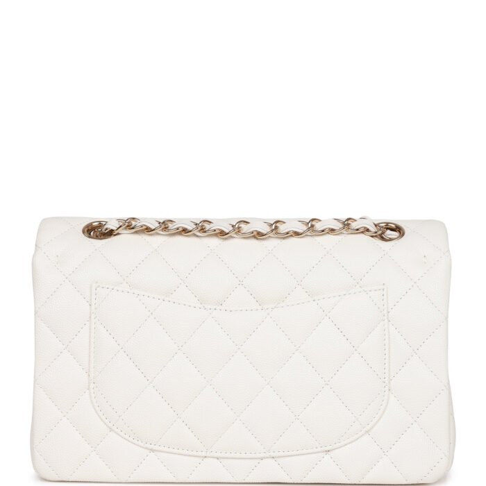 ⁦CHANEL Classic Caviar Flap Bag Handbag 23CM Shoulder Bag⁩ - الصورة ⁦5⁩