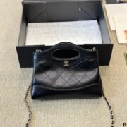 CHANEL 31 Mini Cowhide Shoulder Bag Black - Image 2