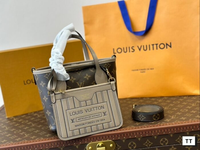 ⁦Louis Vuitton Neverfull BB Shoulder Bag Handbag⁩ - الصورة ⁦8⁩