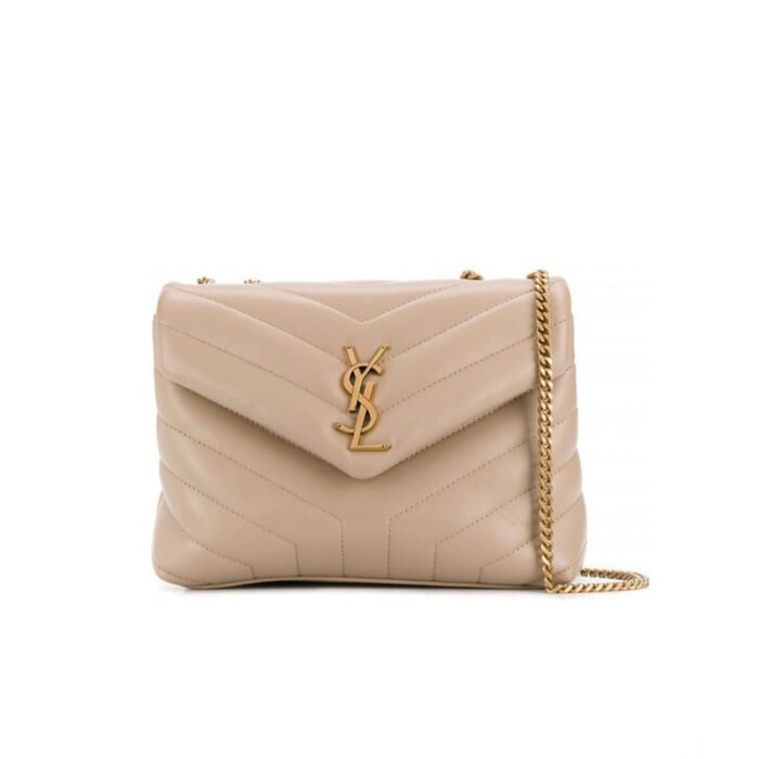 ⁦SAINT LAURENT Loulou Small In Quilted leather Shoulder Bag⁩ - الصورة ⁦4⁩