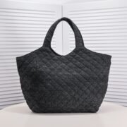 ⁦Saint Laurent YSL Icar Maxi Shopping Bag In Quilted  Shoulder Bag Handbag⁩ - الصورة ⁦3⁩