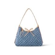 Louis Vuitton LV CARRYALL Denim Shoulder Bag Tote Bag M46855 Top quality