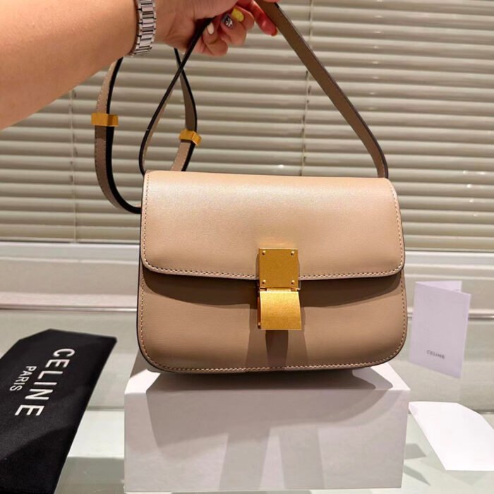CELINE Liege Calfskin Box Flap Bag - Image 4