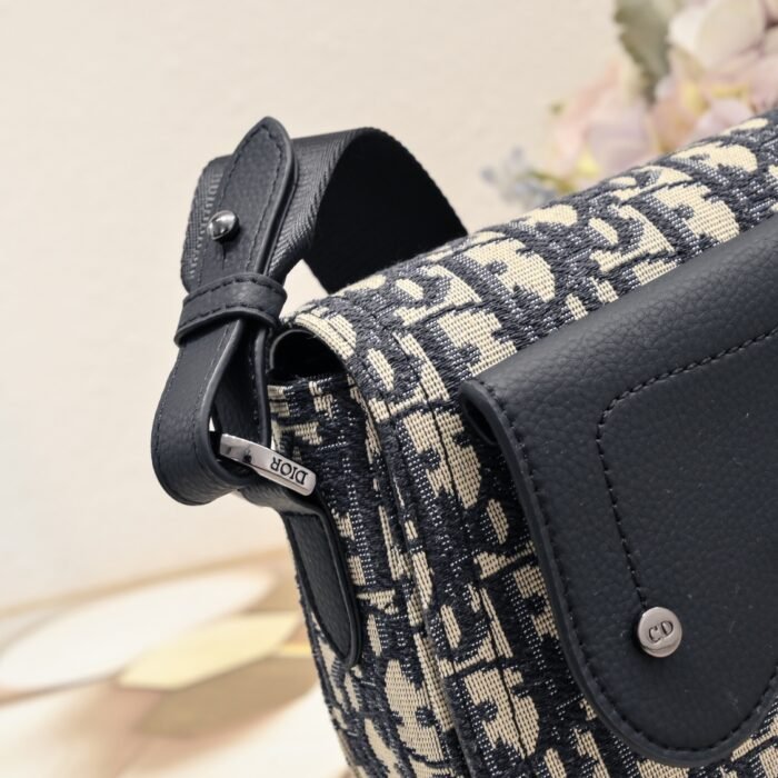 Dior Saddle Messenger Bag Oblique Shoulder Bag Handbag - Image 5