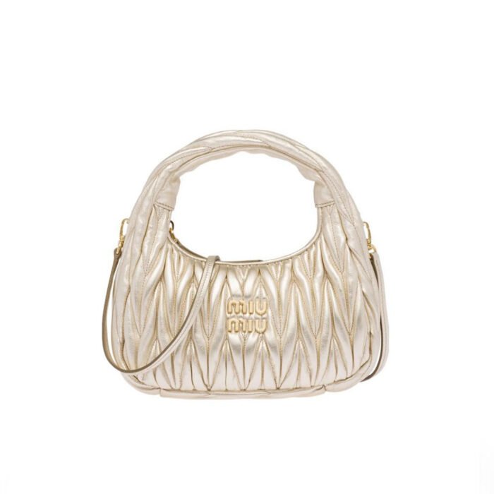 Miumiu Wander matelassé hobo Shoulder bag Mini&Small Handbag - Image 5
