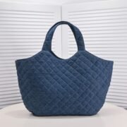 ⁦Saint Laurent YSL Icar Maxi Shopping Bag In Quilted  Shoulder Bag Handbag⁩ - الصورة ⁦3⁩