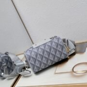 ⁦Dior Lingot Messenger Bag CD Diamond Shoulder Bag Handbag⁩ - الصورة ⁦3⁩