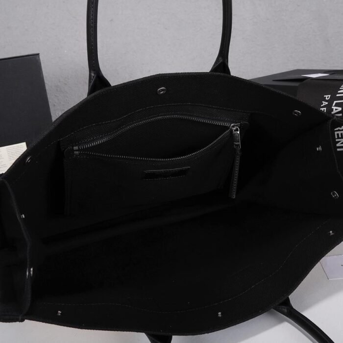 SAINT LAURENT Rive Gauche Tote Bag Handbag - Image 8