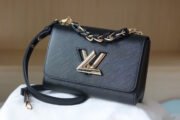 ⁦Louis Vuitton LV Twist Lock Detachable Shoulder Satchel Handbag⁩ - الصورة ⁦2⁩