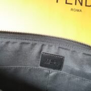 Fendi Embossed FF Pattern Clutch Bag - Image 10