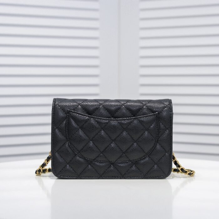 ⁦Chanel Woc Chain with Ball Pattern Shoulder Bag Handbag⁩ - الصورة ⁦3⁩