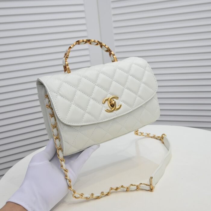 ⁦Chanel Handle Double C  Shoulder Bag Handbag⁩ - الصورة ⁦5⁩