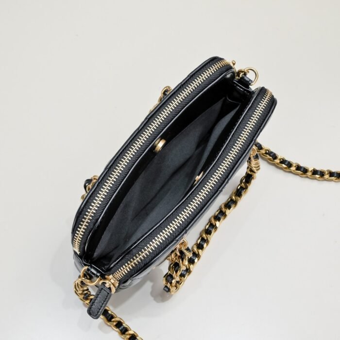Chanel 23K Gold Coin Chain Bag Shoulder Bag Handbag - Image 8