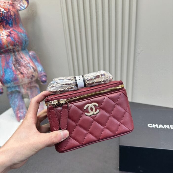 Chanel 24s Box Bag Cosmetic Bag - Image 4