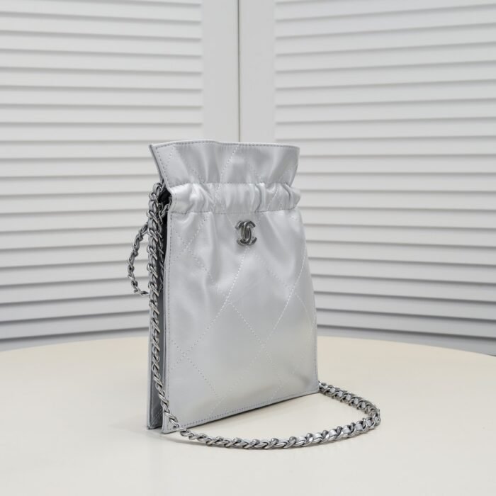 Chanel Drawstring Trash Bag Shoulder Bag Handbag - Image 2