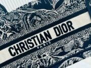 Dior Book Tote Mini Black And Blue Tiger Embroider Shoulder Bag Handbag - Image 5