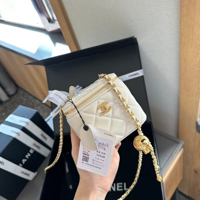 ⁦Chanel Golden Ball Box Bag Cosmetic Bag Shoulder Bag Handbag⁩ - الصورة ⁦7⁩