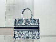 Dior Book Tote Embroider Medium Shoulder Bag Handbag - Image 4