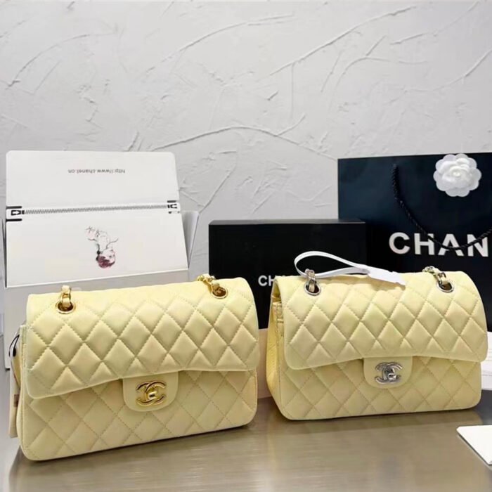 Chanel Lambskin CF Bag Small 23CM Shoulder Bag - Image 12