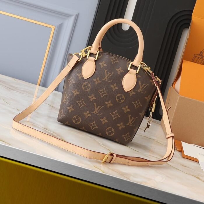 Louis Vuitton LV Lockit BB Canvas Shoulder Crossbody Tote Bag M12019 - Image 4