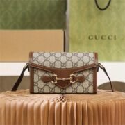 GUCCI 1955 Horsebit Shoulder Mini Bag 10A Mirror Quality Version 699296 - Image 2