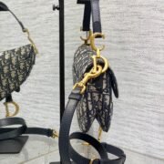 ⁦Dior Saddle Mini Oblique Embroidery Shoulder Bag Handbag 10A Quality⁩ - الصورة ⁦2⁩