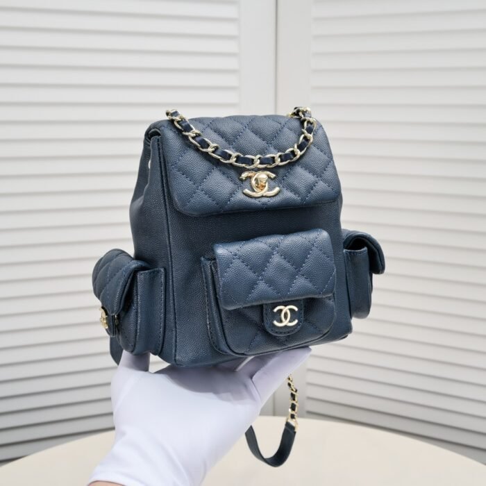 ⁦Chanel 23k Small backpack Backpack Bag Handbag⁩ - الصورة ⁦5⁩