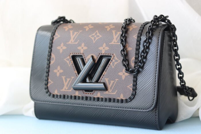 Louis Vuitton LV Twist Monogram Canvas Tote Shoulder Crossbody Bag - Image 3
