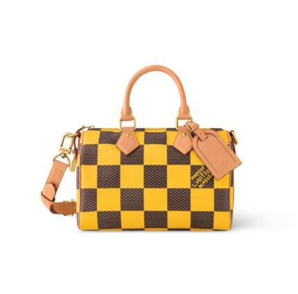 Louis Vuitton LV  Speedy 25 Checkerboard Shoulder Bag Handbag