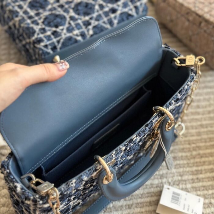 Dior Lady DJOY Toffee Bag Shoulder Crossbody Tote Bag - Image 11