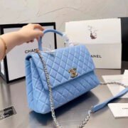Chanel Coco Handle Bag Medium Shoulder Bag - Image 4