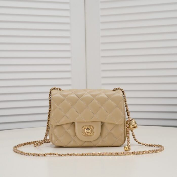 Chanel Cross Body Metal Ball Chain Shoulder Bag Handbag - Image 1