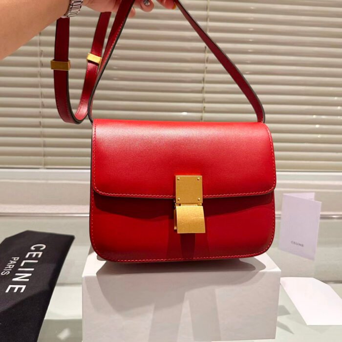 CELINE Liege Calfskin Box Flap Bag - Image 7