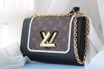 Louis Vuitton LV Twist Monogram Canvas Tote Shoulder Crossbody Bag