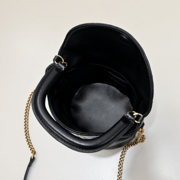 ⁦Saint Laurent YSL Gaby Mini Bucket Gaby Shoulder Bag Handbag⁩ - الصورة ⁦8⁩