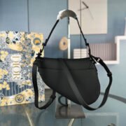 Dior Saddle Bag Matte Leather Shoulder Bag  (Replica) - Image 4